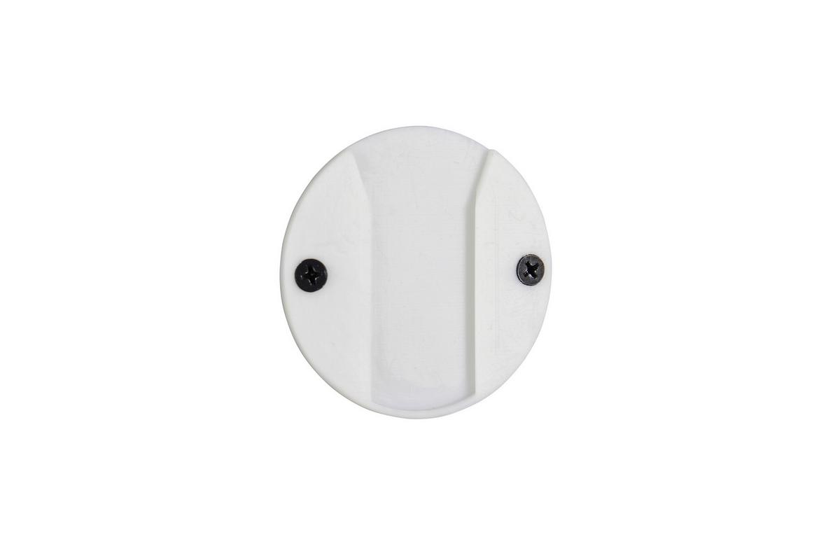 LED-Wandleuchte Earl Weiß Messingfarben D: 15,5 cm - Messingfarben/Weiß, LIFESTYLE, Glas/Metall (15,5/15cm)