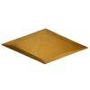 Wandpolster 2er-set 29,5x59 Trapezförmig, Honigfarben - Honig, Basics, Textil (29,5/59/4cm) - MID.YOU