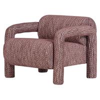 SESSEL Lenny Bordeaux B: 76cm - Bordeaux, MODERN, Textil (76/65/82cm) - Livetastic