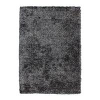 HOCHFLORTEPPICH Anthrazit - Anthrazit, KONVENTIONELL, Textil (120/170cm) - Kayoom