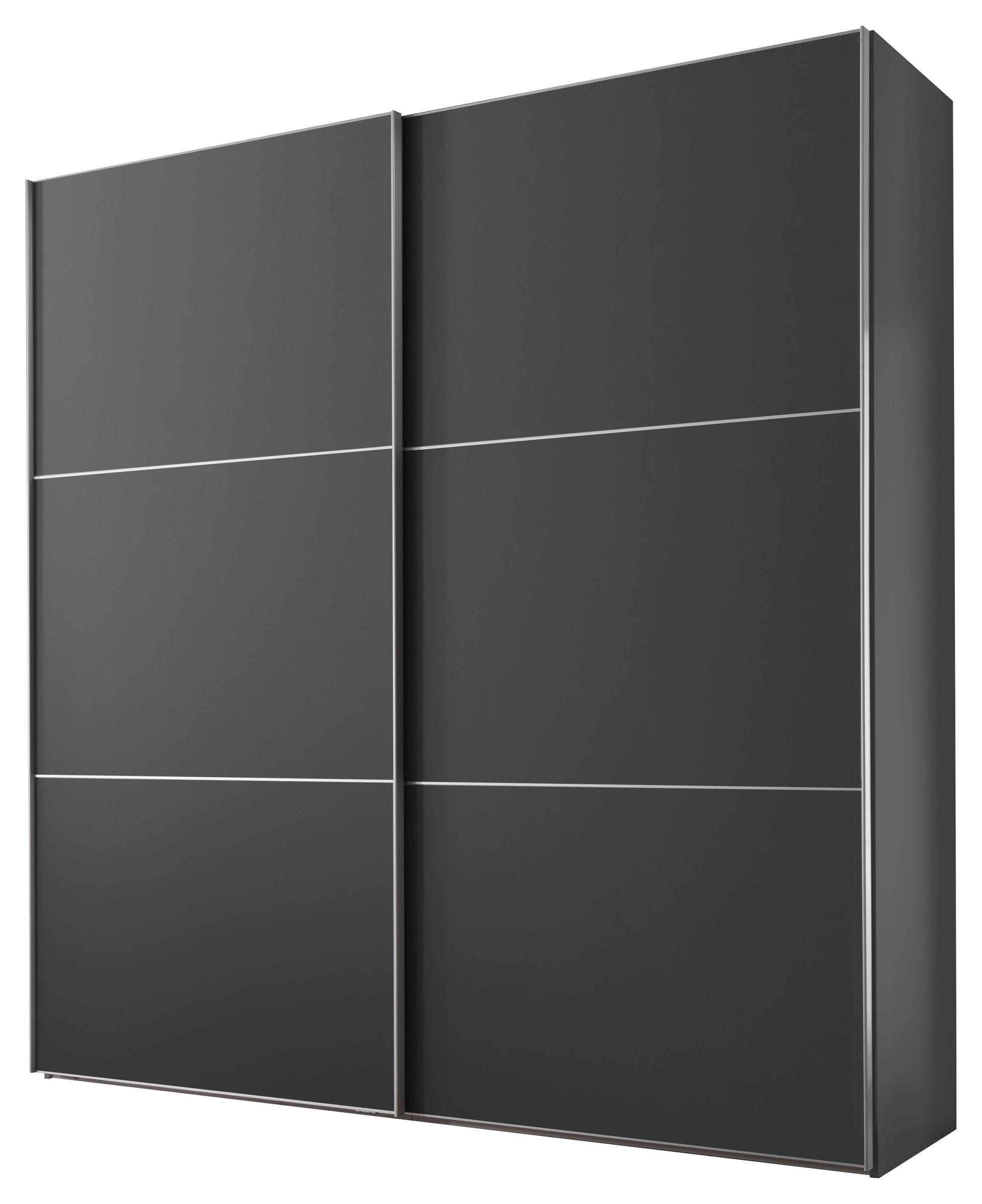 Schwebetürenschrank 167cm Includo Anthrazit