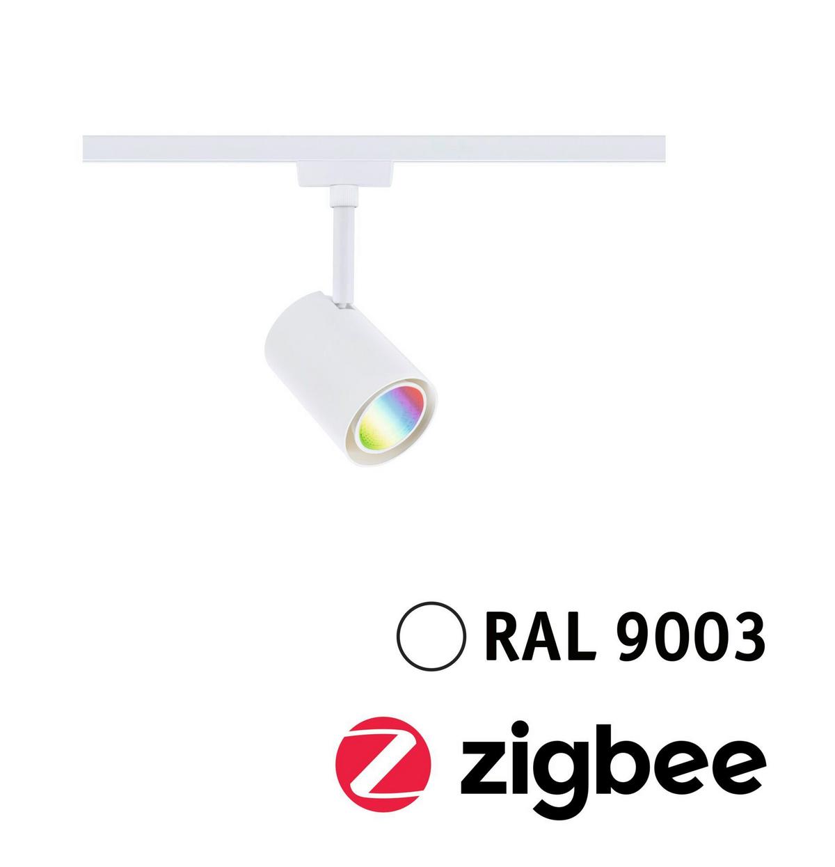Schienensystem-Strahler 95663 Urail Luxe Zigbee Sw - Basics (6,5/16,3cm) - Paulmann