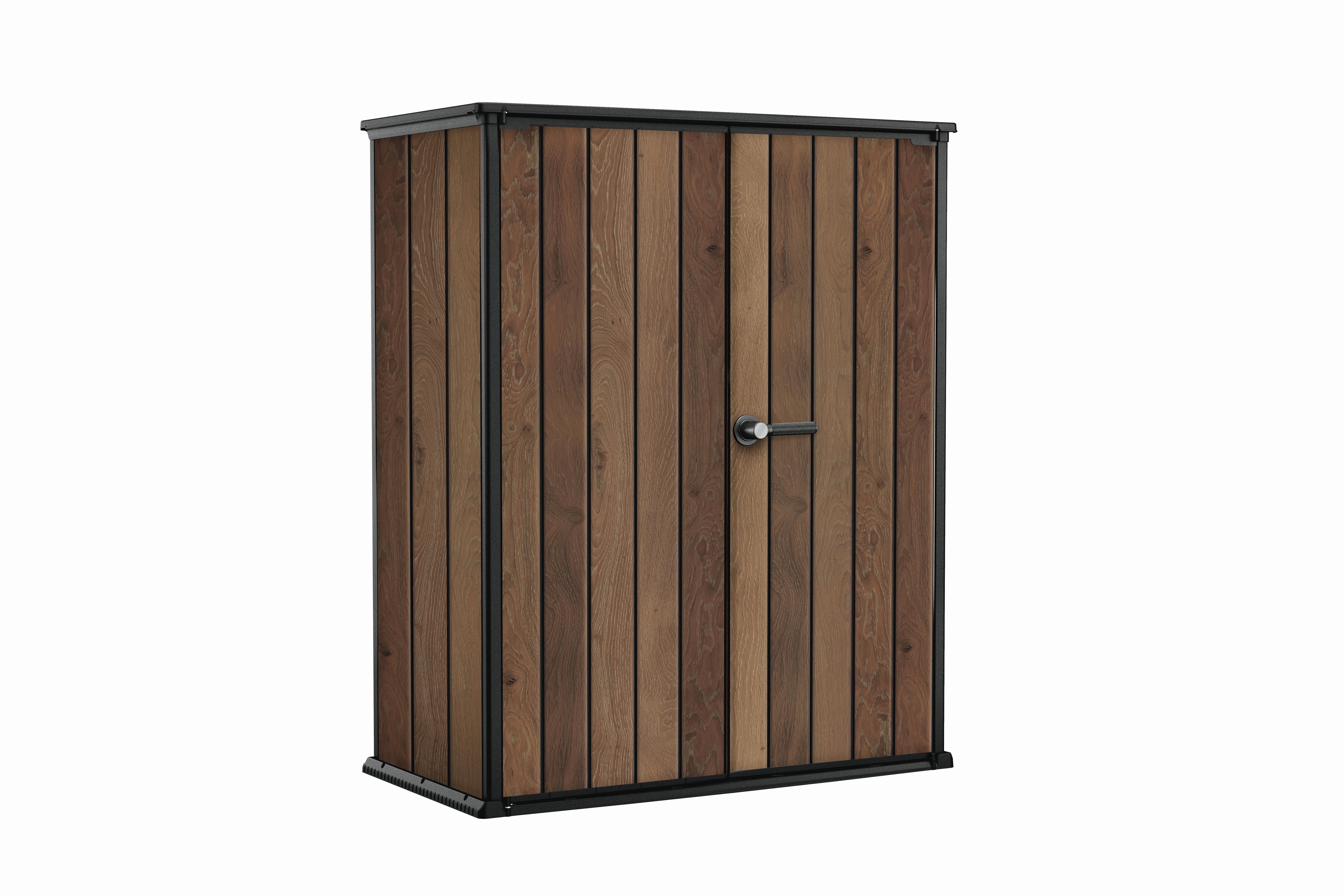 ÚLOŽNÝ BOX SHED - barvy vlašských ořechů, Moderní, plast (140/170,4/73,6cm) - Ambia Garden