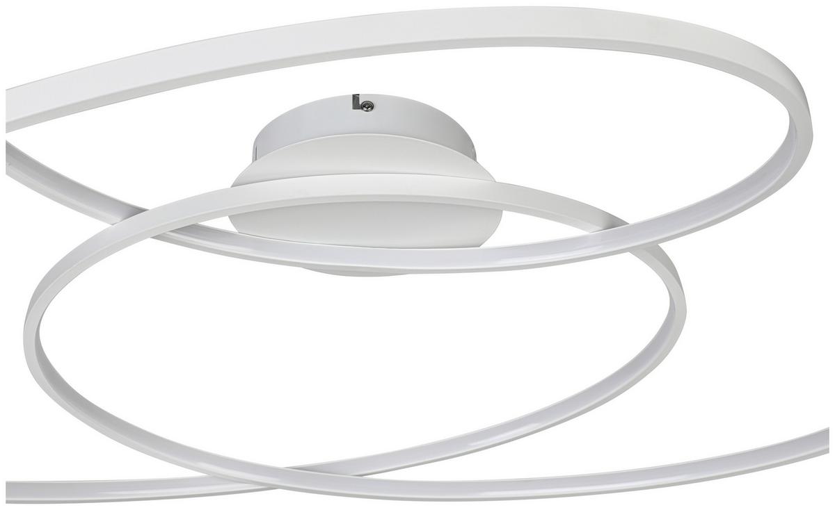 STROPNÉ LED SVIETIDLO WILMA - biela, Modern, kov/plast (65/80/15,5cm) - Mömax