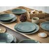 Tafelservice Steingut 4 Personen Geschirr Set - Grün, Basics, Keramik - Creatable