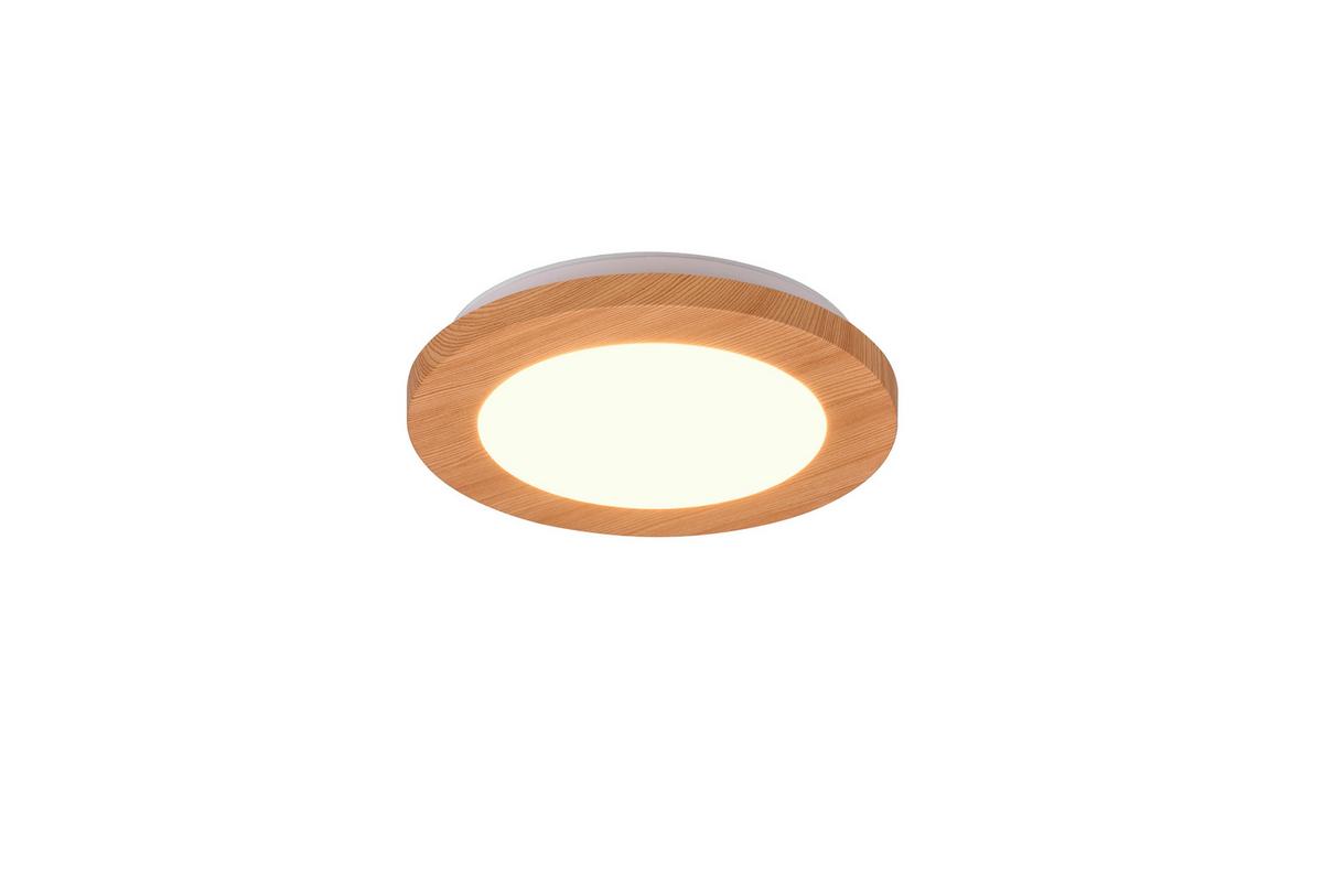 LED-Deckenleuchte Camillus - Naturfarben/Weiß, KONVENTIONELL, Kunststoff (17/3cm)