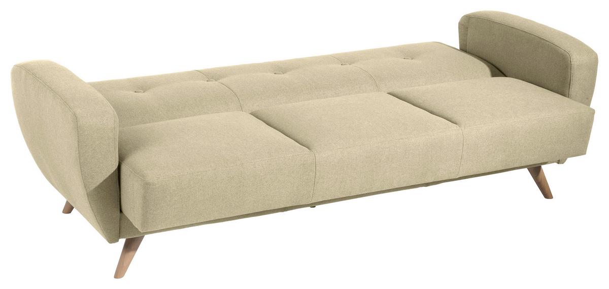 3-sitzer-sofa Jerry Beige - Beige/Naturfarben, Design, Textil (208/85/82cm) - Max Winzer