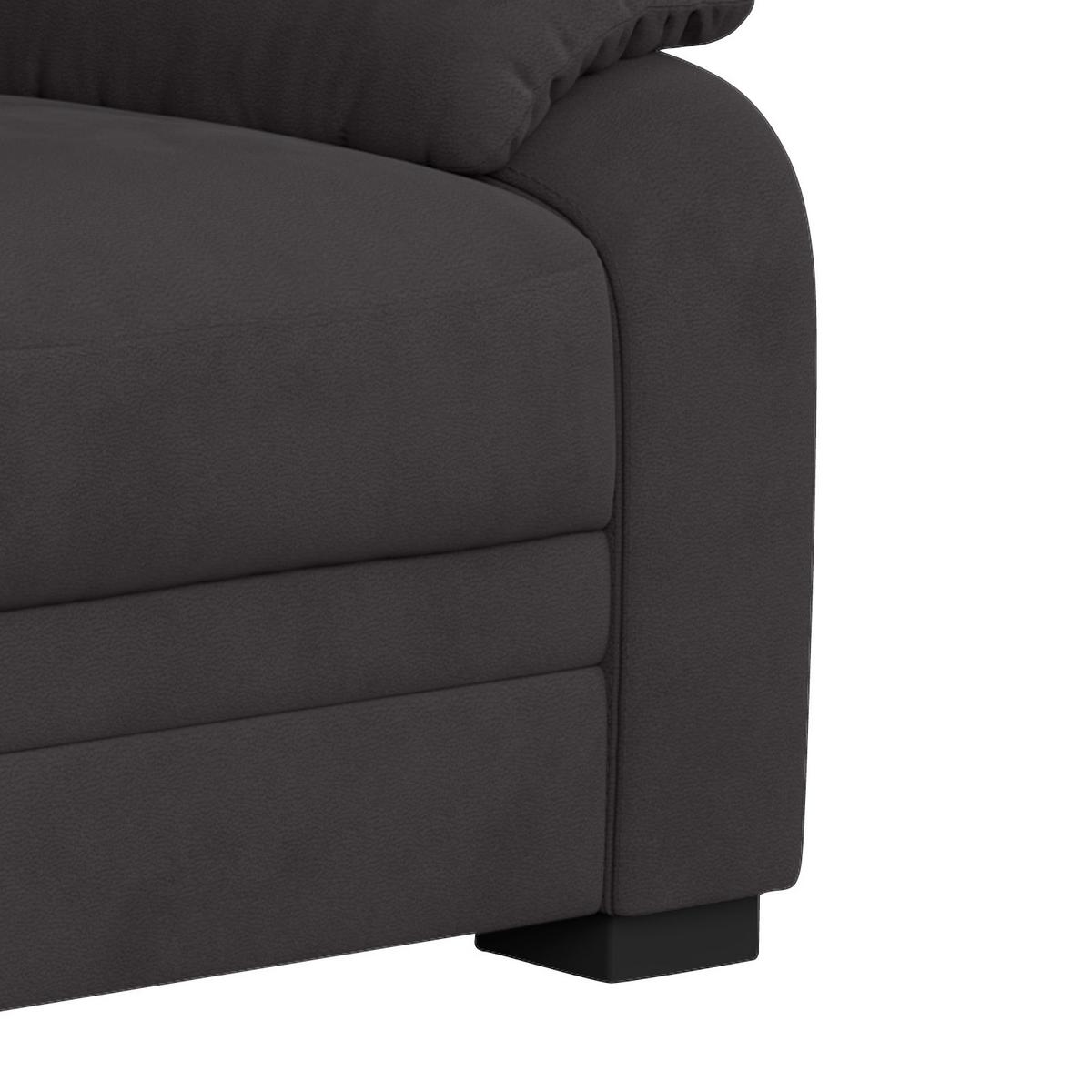 2-sitzer-sofa Marcus Sparta Anthrazit - Anthrazit/Schwarz, Basics, Textil (138/99/99cm) - MID.YOU