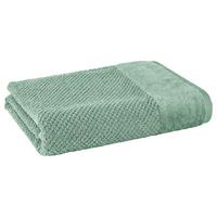 DUSCHTUCH Popcorn 70x140 cm Salbeigrün - Salbeigrün, Basics, Textil (70/140cm)