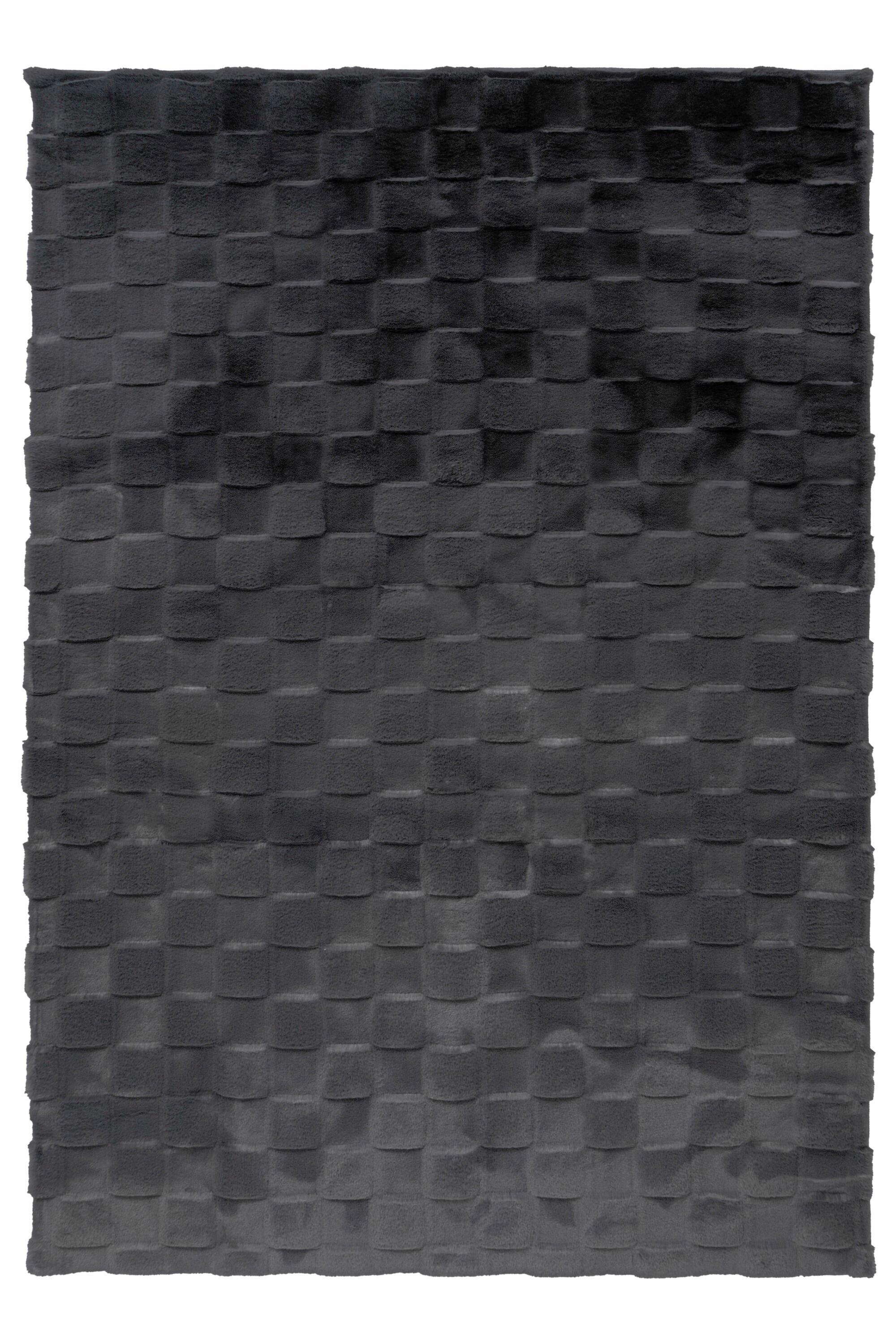 Flachwebteppich Graphit, Bxl: Ca. 200x290 Cm - Graphitfarben, Basics, Textil (200/290cm) - Kayoom