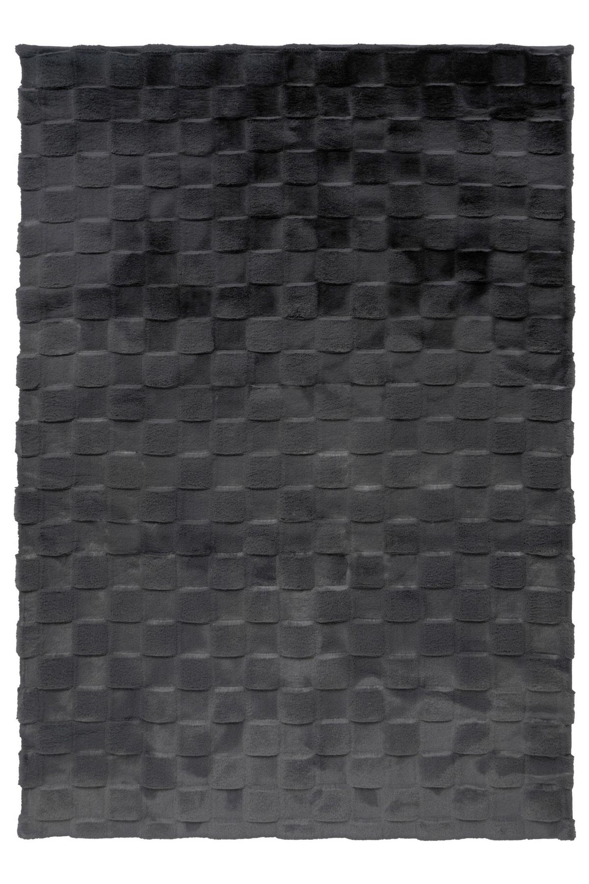 Flachwebteppich Graphit, Bxl: Ca. 200x290 Cm - Graphitfarben, Basics, Textil (200/290cm) - Kayoom
