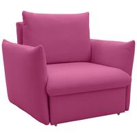 Sessel Looks Rosa B: 120 cm - Schwarz/Orange, Design, Textil (120/100/97cm) - LOOKS by W.Joop