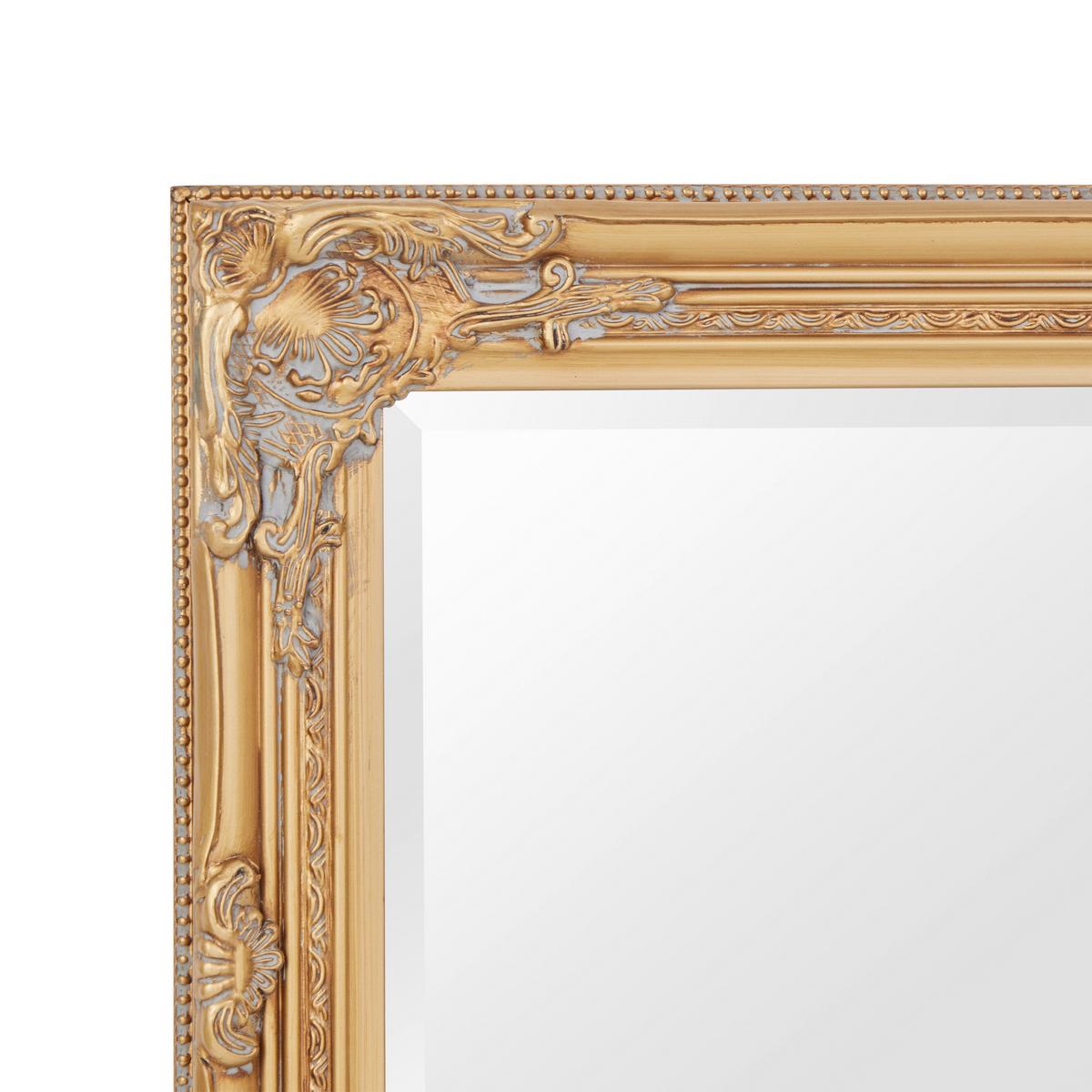 Wandspiegel Antje 2 - Goldfarben, Trend, Glas/Holzwerkstoff (50/120/3,5cm)