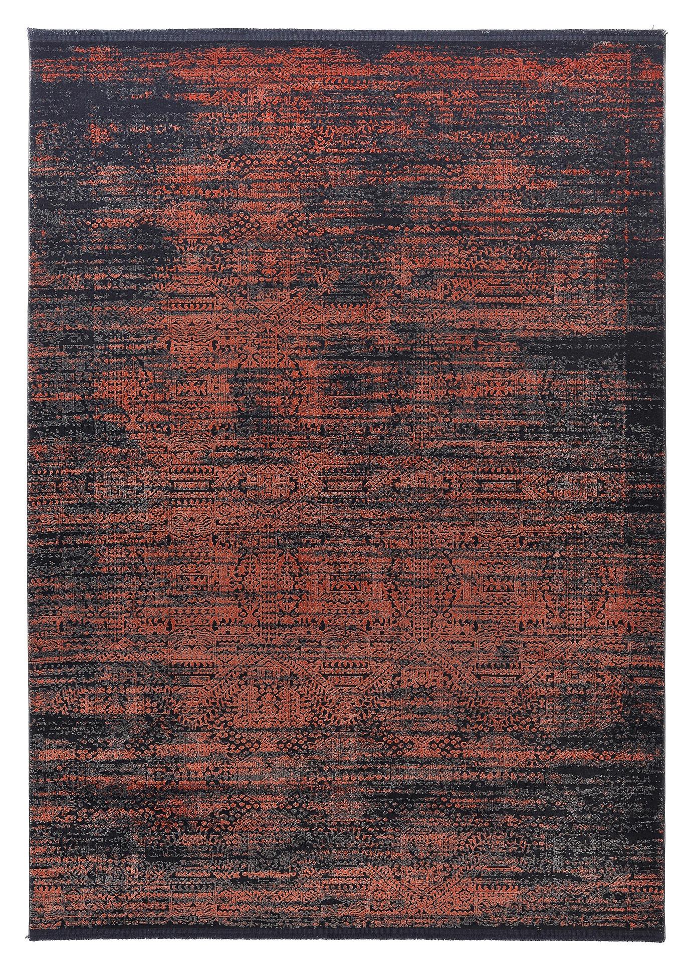 Webteppich Rio Kupferfarben 136x200 cm - Kupferfarben, Design, Textil (136/200cm) - Dieter Knoll