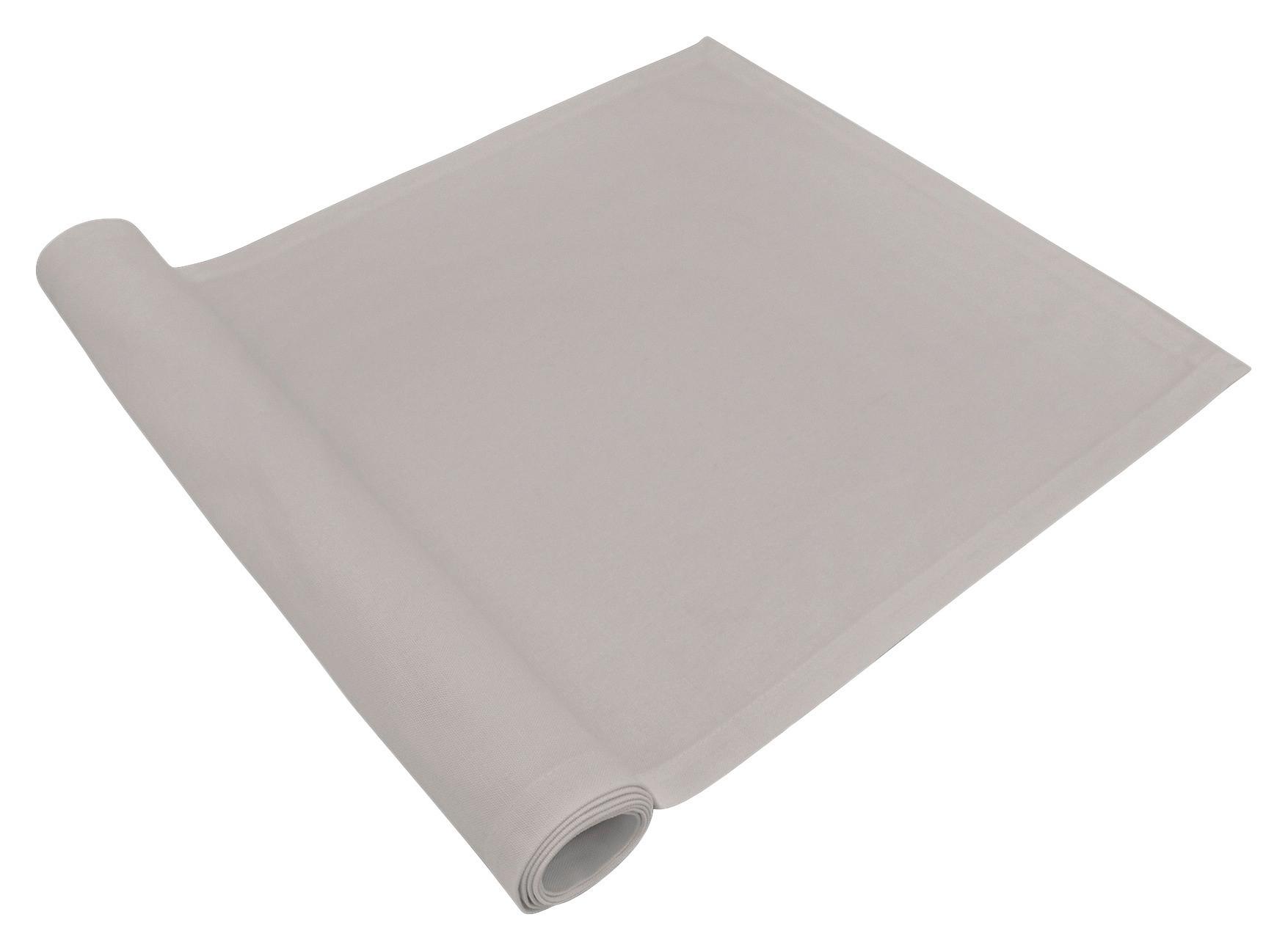 Tischläufer Alessa Silberfarben, 150x40 Cm - Silberfarben, MODERN, Textil (40/150cm) - Luca Bessoni