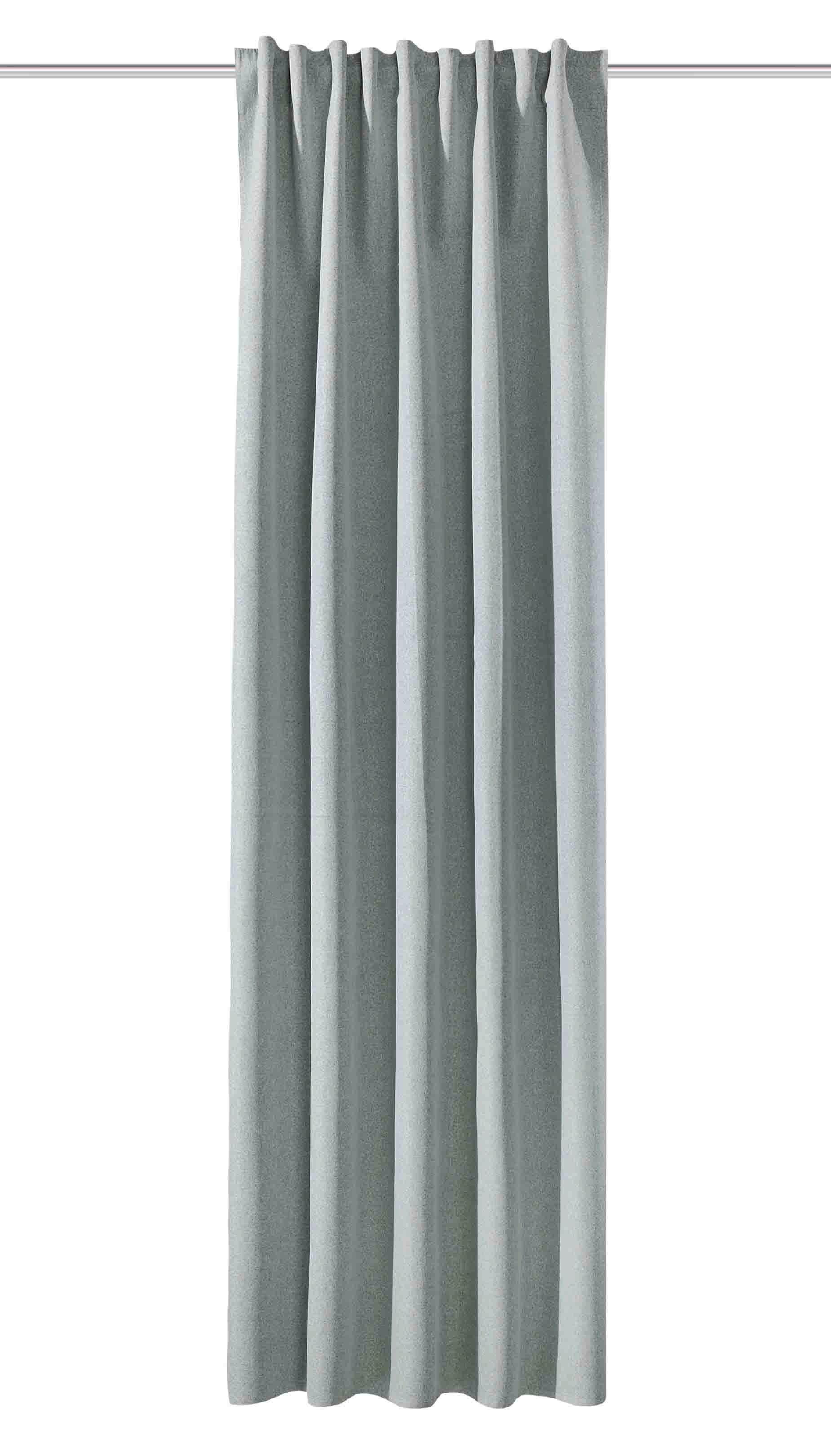 Fertigvorhang Jonalu - Salbeigrün, Basics, Textil (140l)
