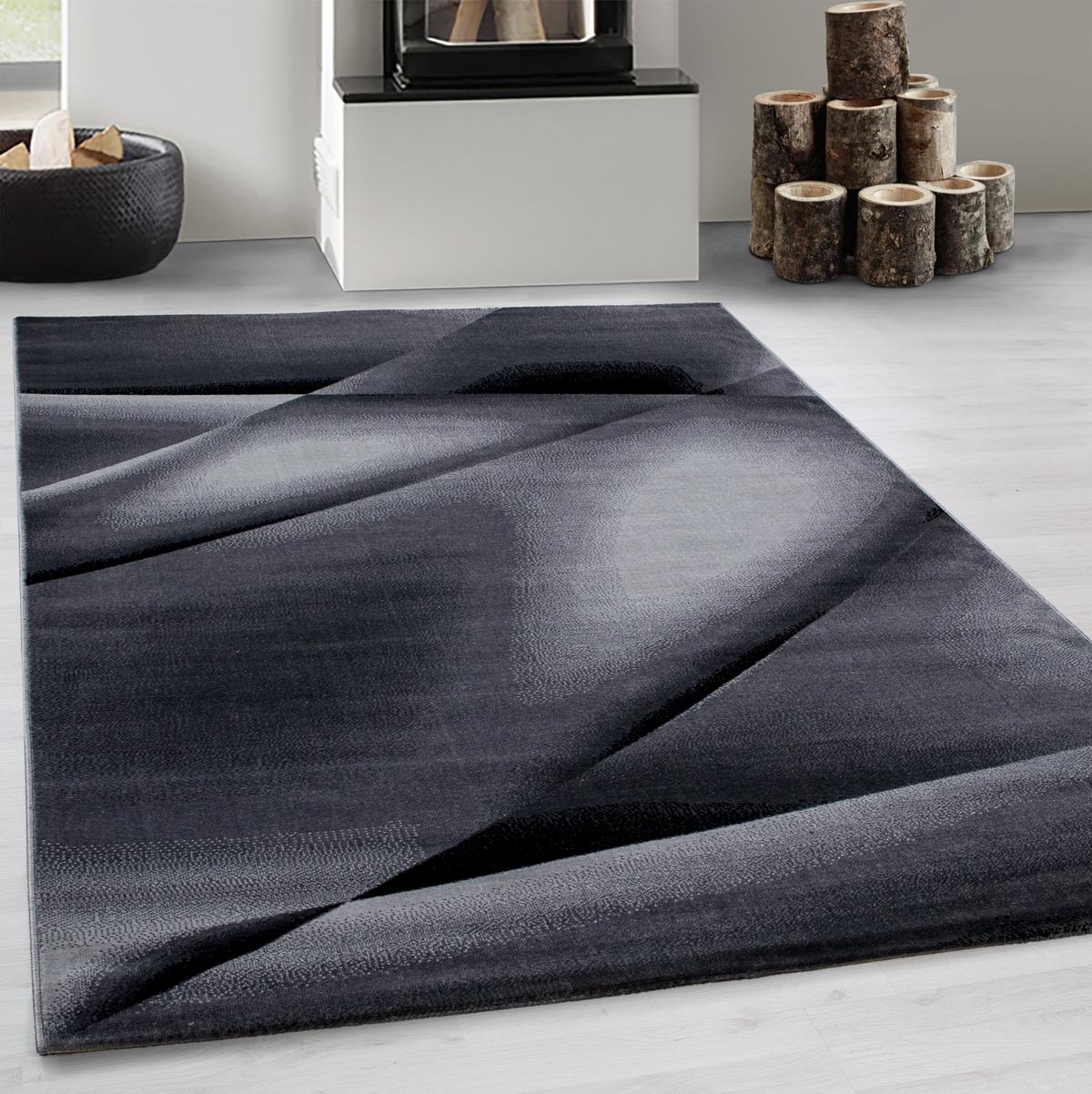Webteppich Schwarz Naturfaser Miami 200x290 cm - Schwarz, Trend, Textil (200/290cm)