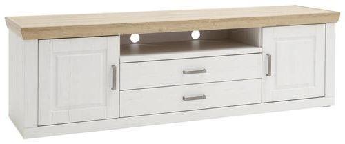 TV-Lowboard Brixen B: 198 cm Eichefarben/Pinienfarben - Eichefarben/Schwarz, LIFESTYLE, Holzwerkstoff (198/63/52cm) - Landscape