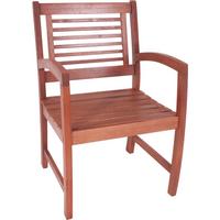 Gartensessel Stapelbar Madison Eukalyptusholz - Eukalyptusholzfarben, Basics, Holz (56/90/59cm) - Gardenson