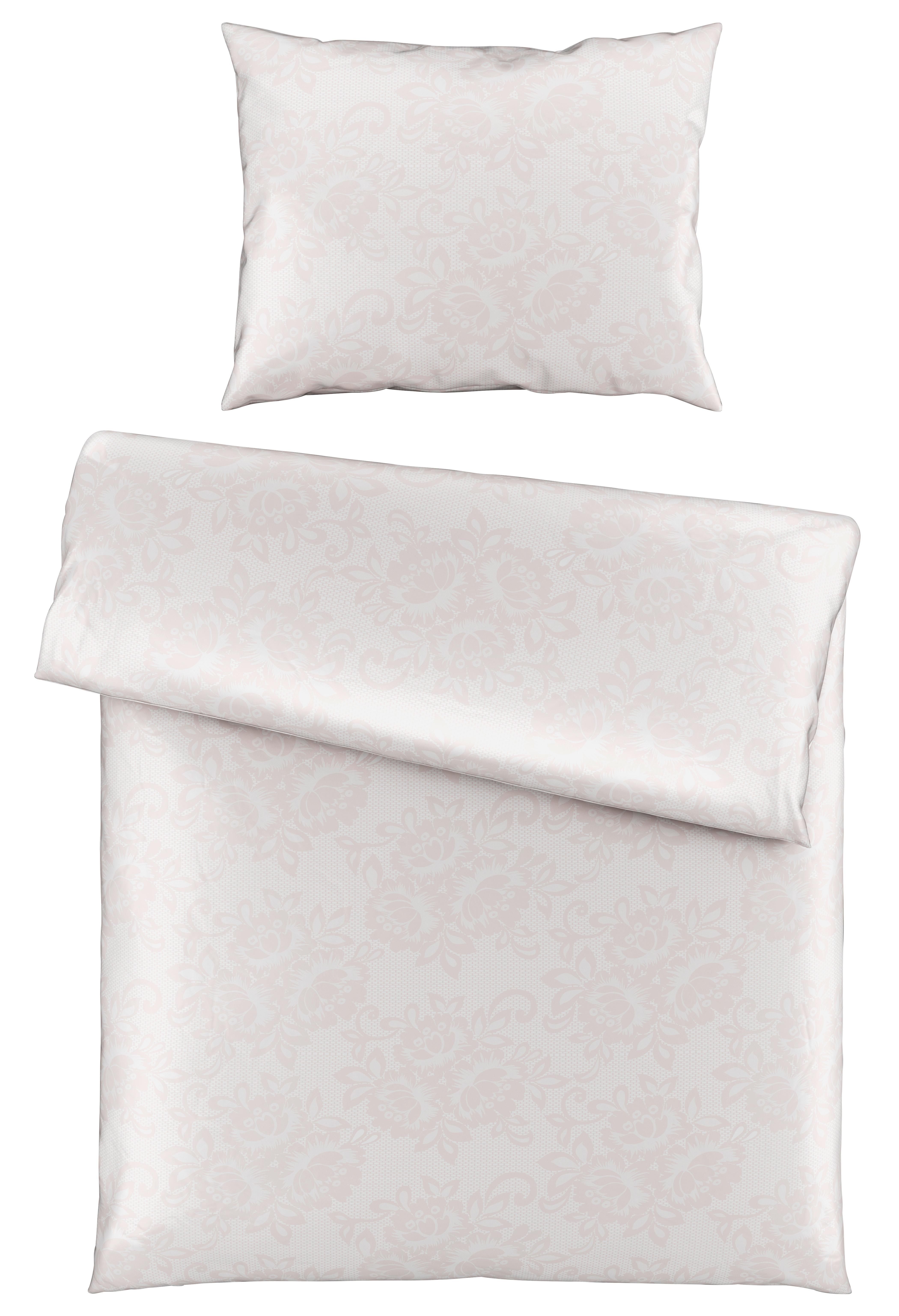 Povlečení Senta, 70/90 140/200cm - růžová, Romantický / Rustikální, textil (140/200cm) - Modern Living