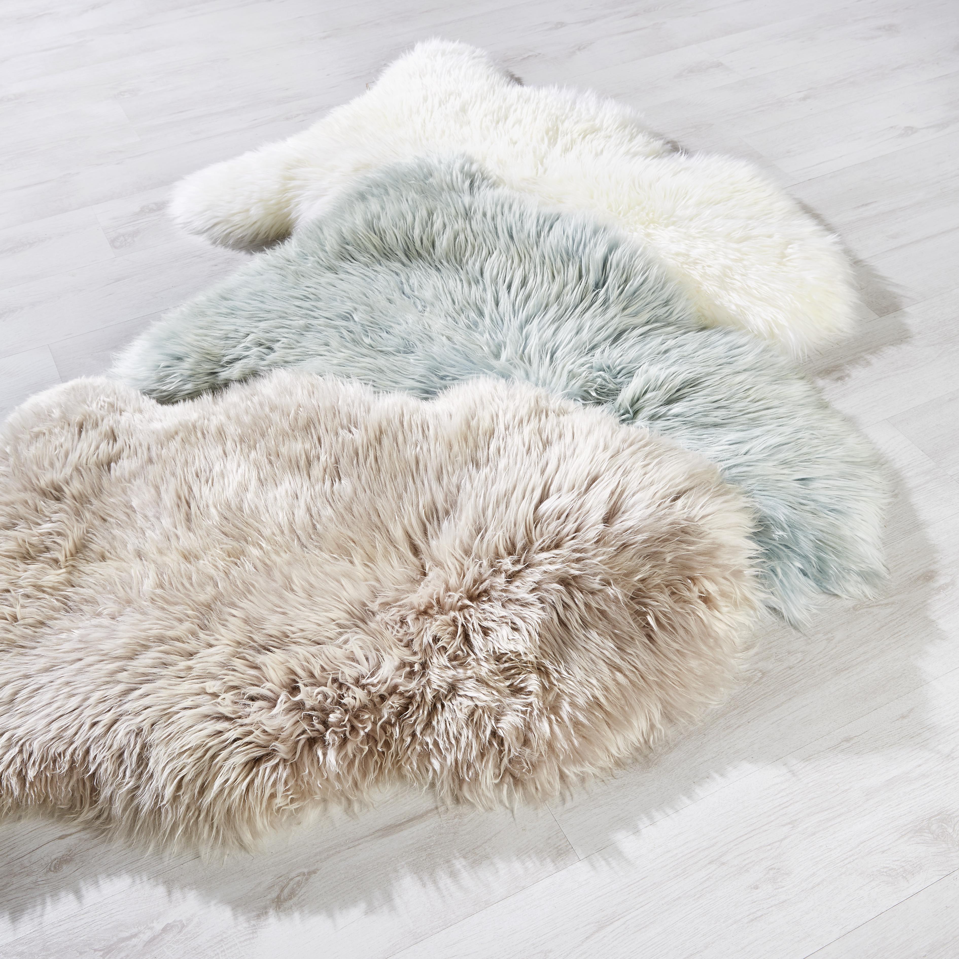 Ovčí Kožešina Jenny, 90-105/60cm, Bílá - bílá, kožešina (90-105/60cm) - Modern Living