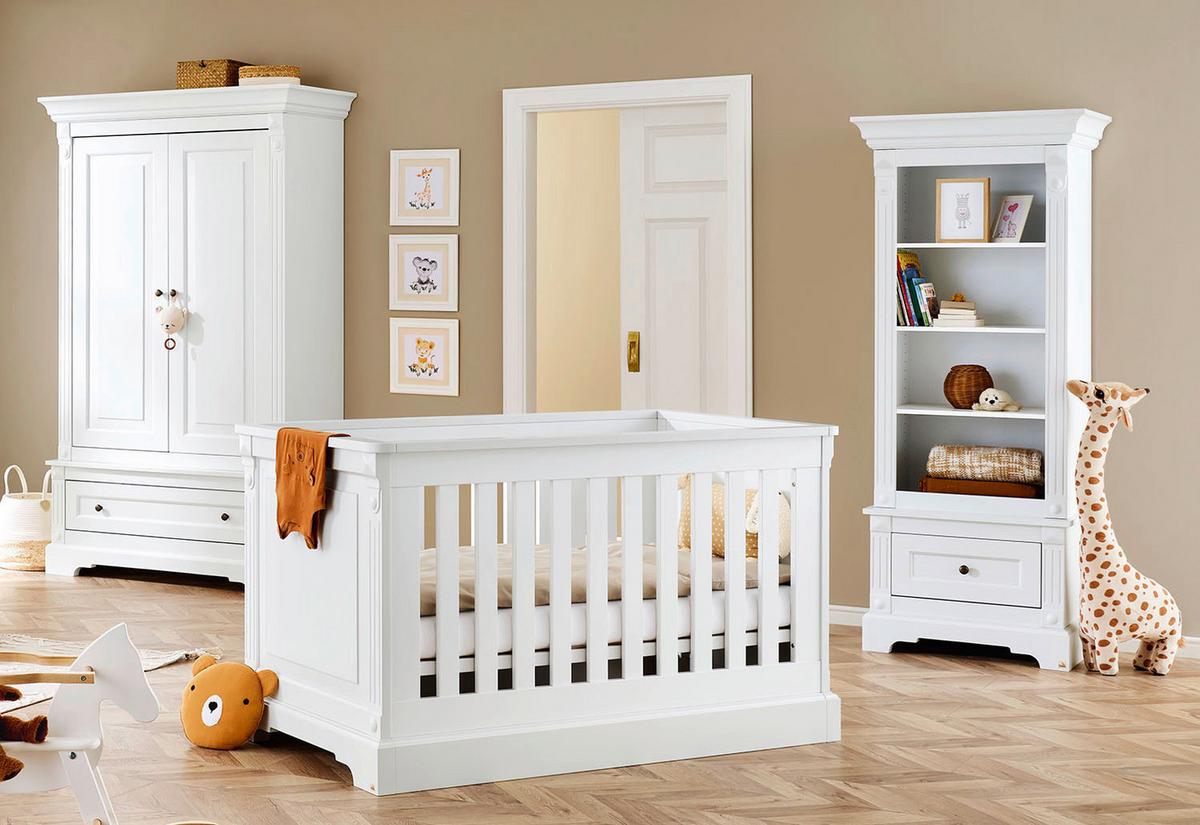 STANDREGAL 183467 EMILIA - Weiß, Trend, Holzwerkstoff (76/186/50cm) - Pinolino