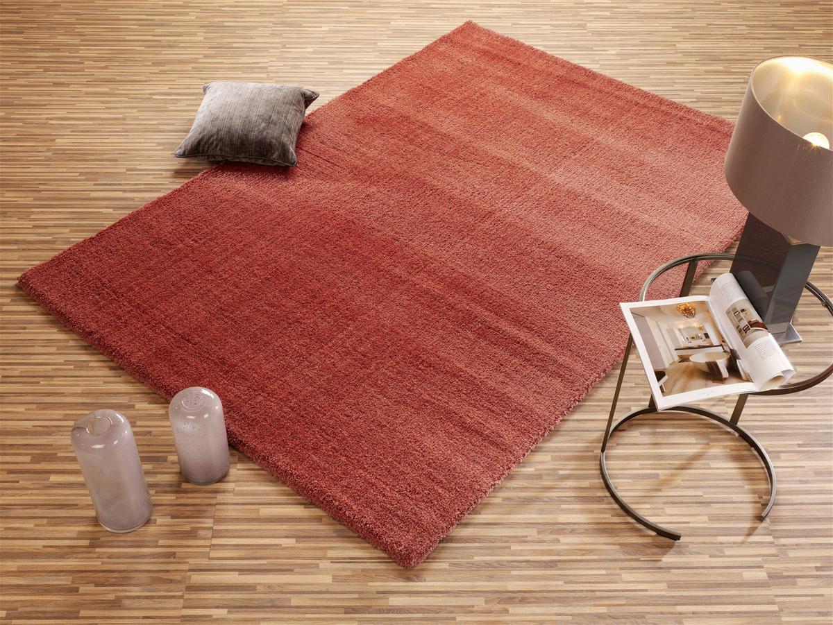 Webteppich Rosa/Rot Sunshine 240x290 cm - Rot/Rosa, Basics, Textil (240/290cm) - Novel
