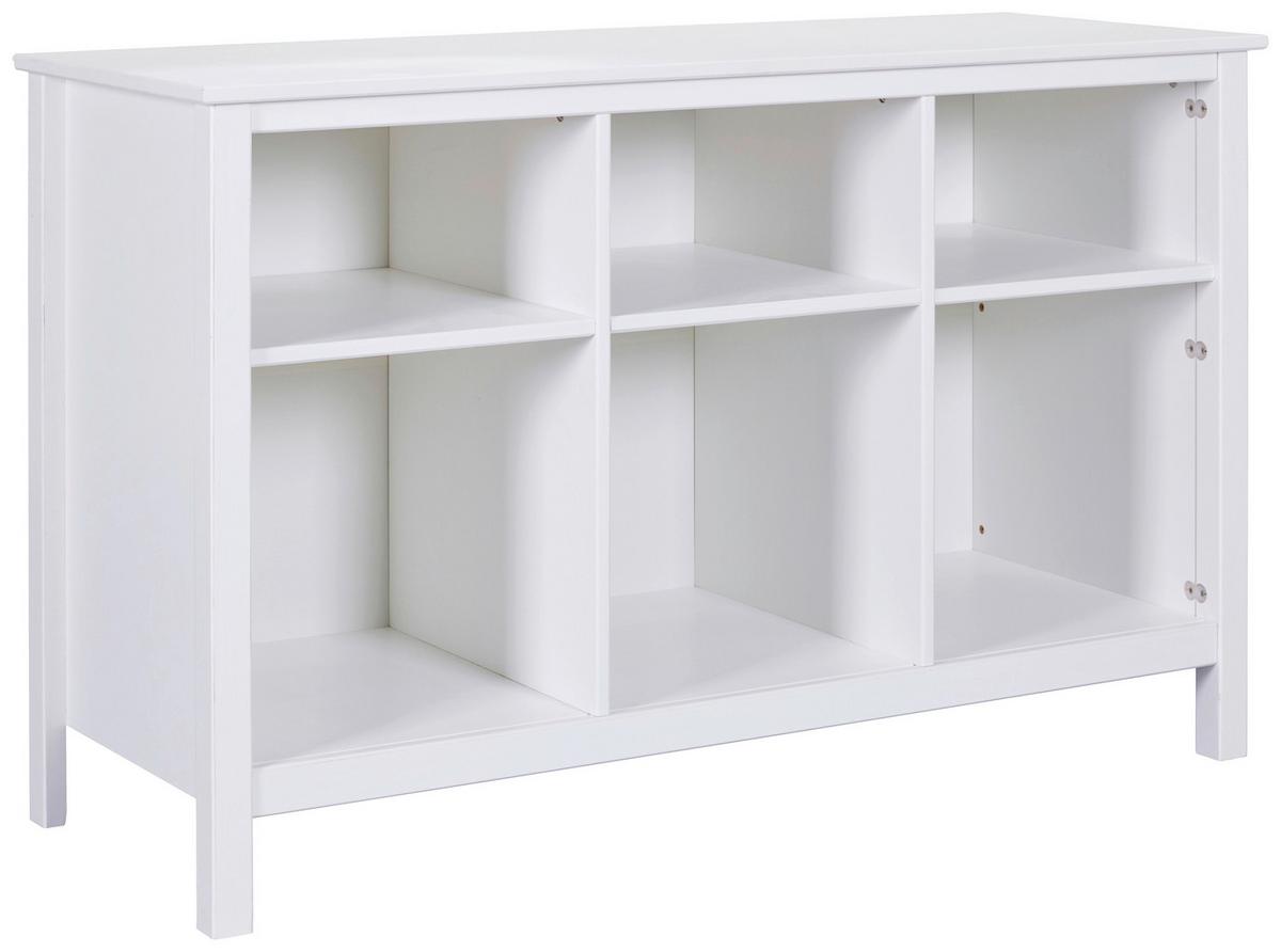 Regal Chilly Home - Weiß, Design, Holz (122/76/45cm) - Livetastic