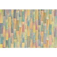 Vliestapete Holzdesign - Multicolor, LIFESTYLE, Papier (368/248cm)