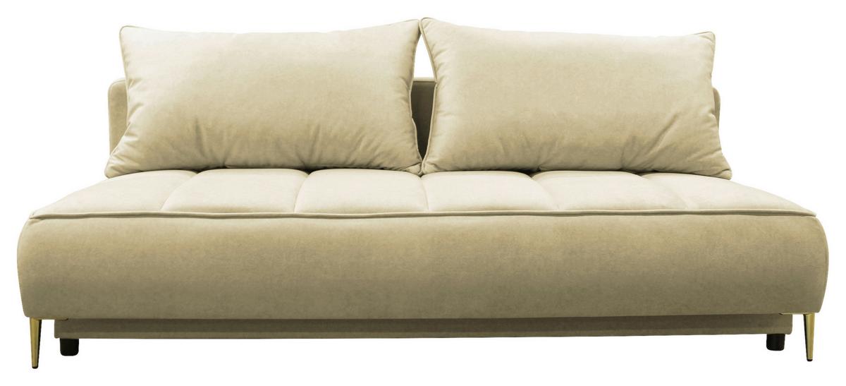 Schlafsofa Zoom Beige B: 200 cm - Beige/Goldfarben, Design, Textil (200/90/97cm) - MID.YOU