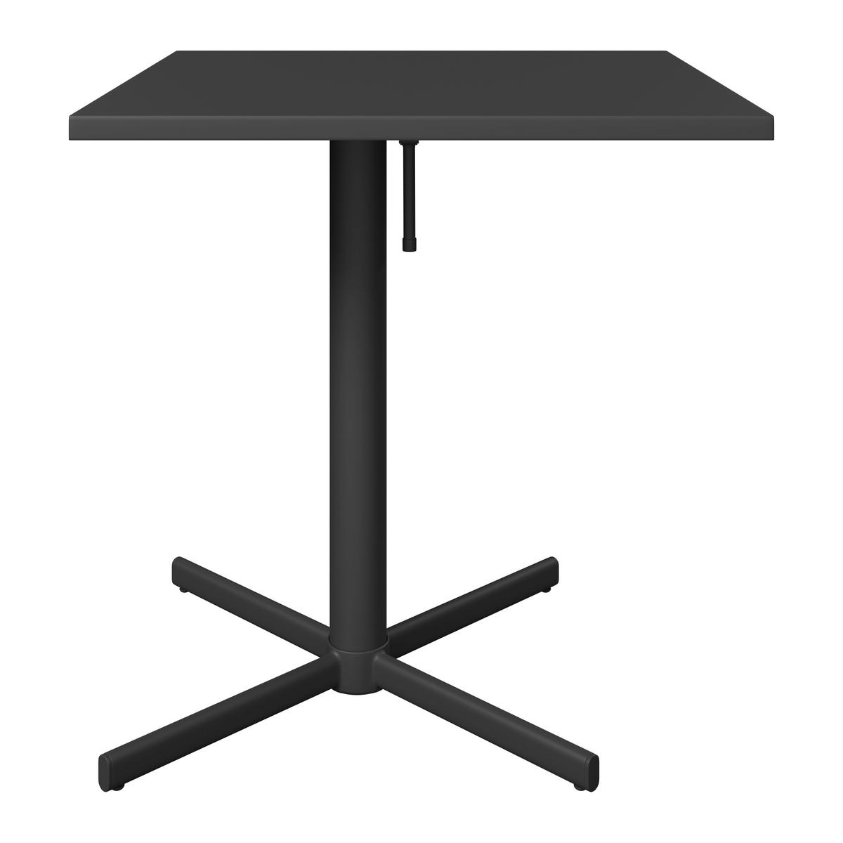 Gartentisch -Klapptisch Rom - Anthrazit, MODERN, Metall (70/72/70cm) - Beldano