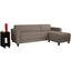 Wohnlandschaft in L-Form Basic 205x140 cm - Taupe/Schwarz, MODERN, Holz/Textil (205/140cm) Wohnlandschaft in L-Form Basic 205x140 cm - Taupe/Schwarz, MODERN, Holz/Textil (205/140cm)