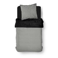 POSTEĽNÁ BIELIZEŇ VICHY - čierna/biela, textil (140/200cm)