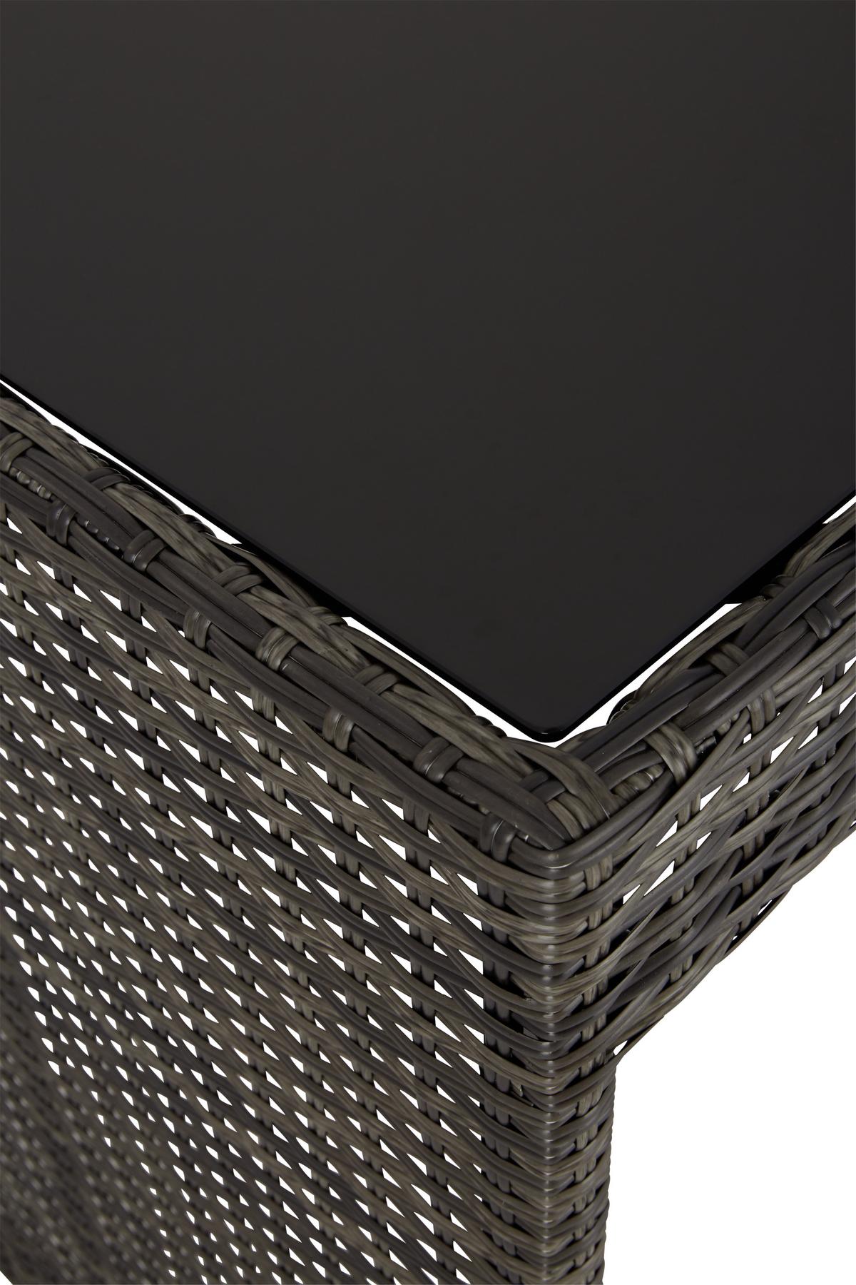 Kerti Szett Emma - barna/fekete, Modern, műanyag/textil - Luca Bessoni