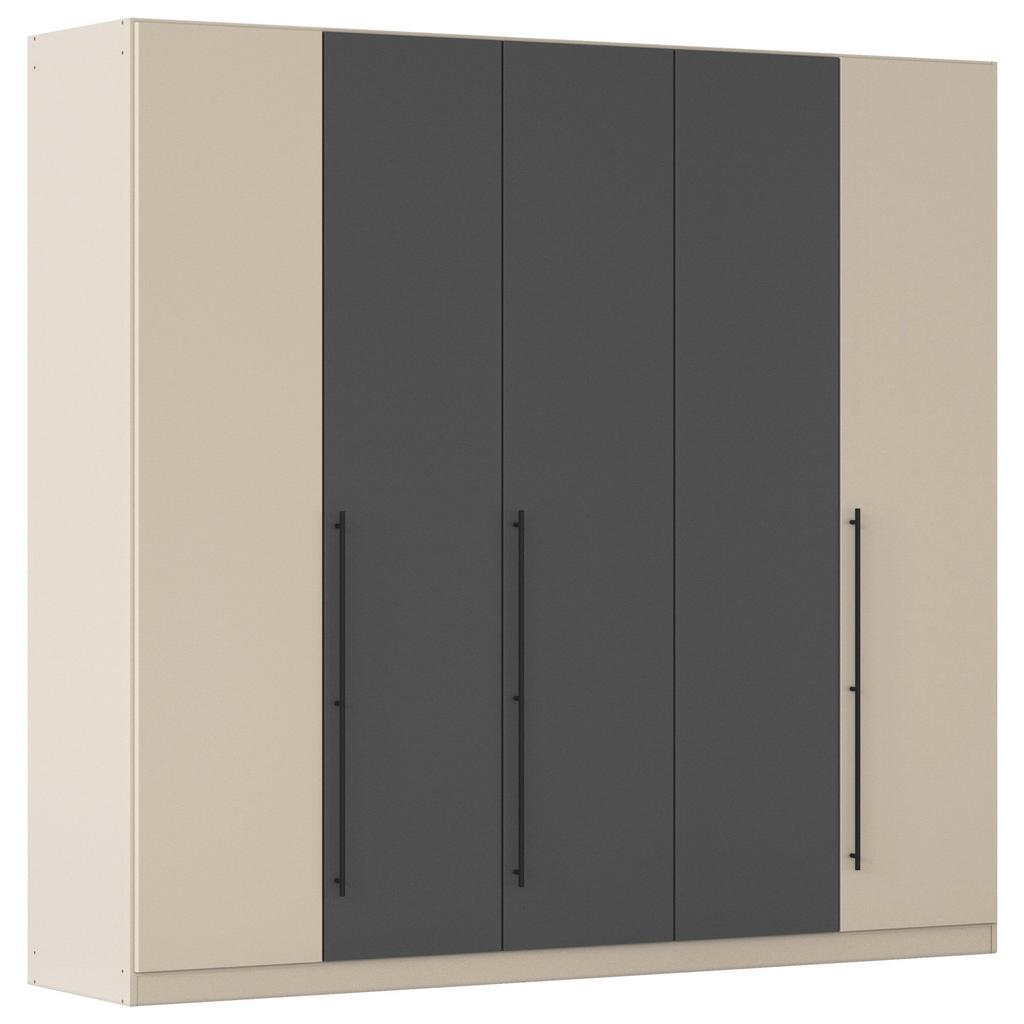 Kleiderschrank Safari Grau/Champagner B: 226cm