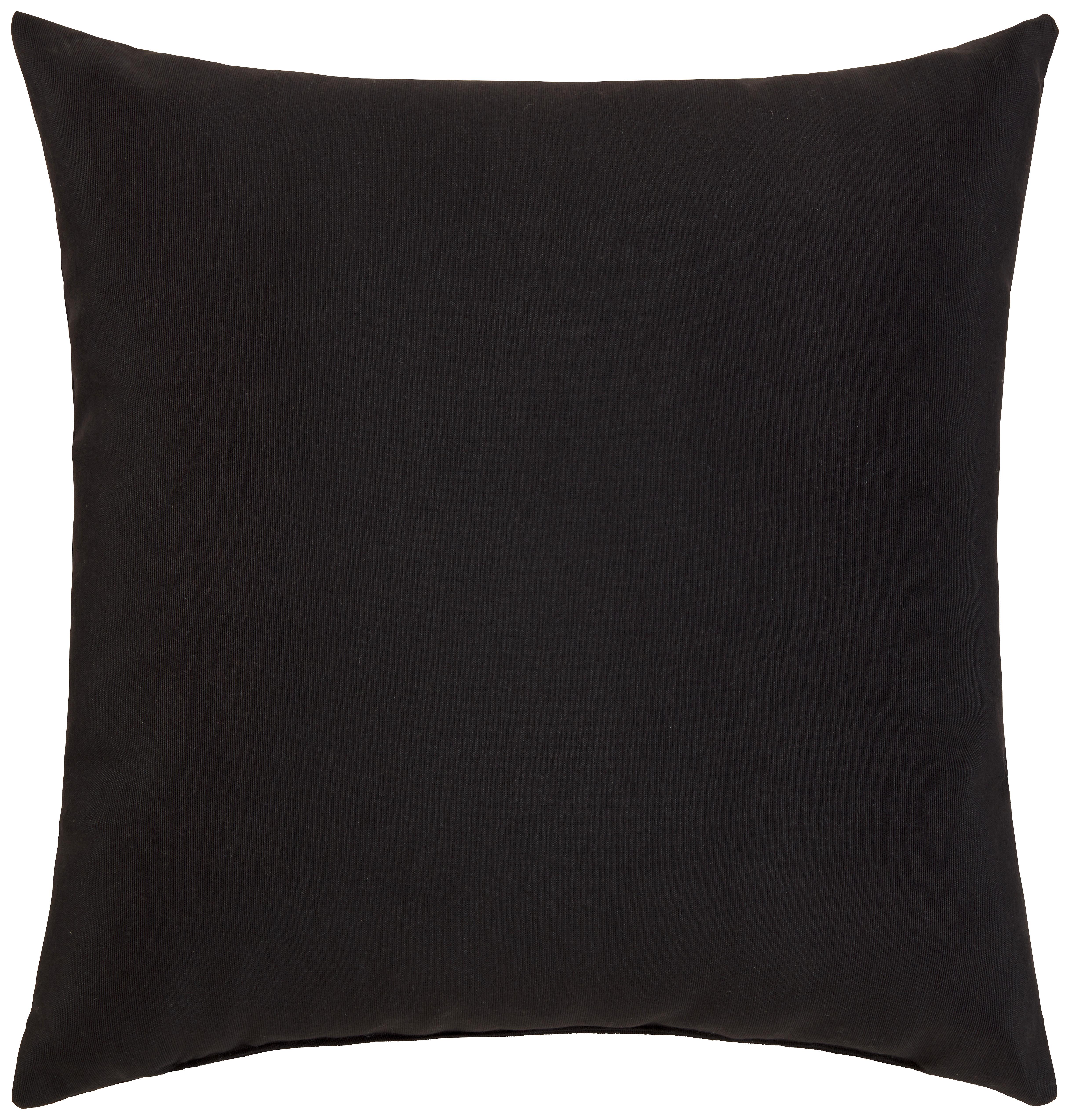 Dekorační Polštář Littlemex, 38/38cm, Černá - černá, Konvenční, textil (38/38cm) - Modern Living