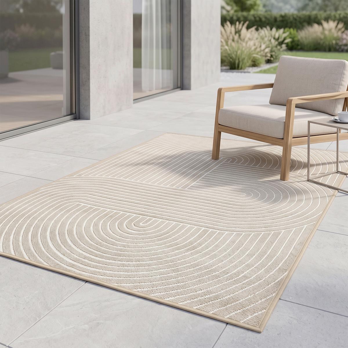 OUTDOORTEPPICH TENERIFE PLUS 54221 - Beige, Basics, Textil (120/160cm)