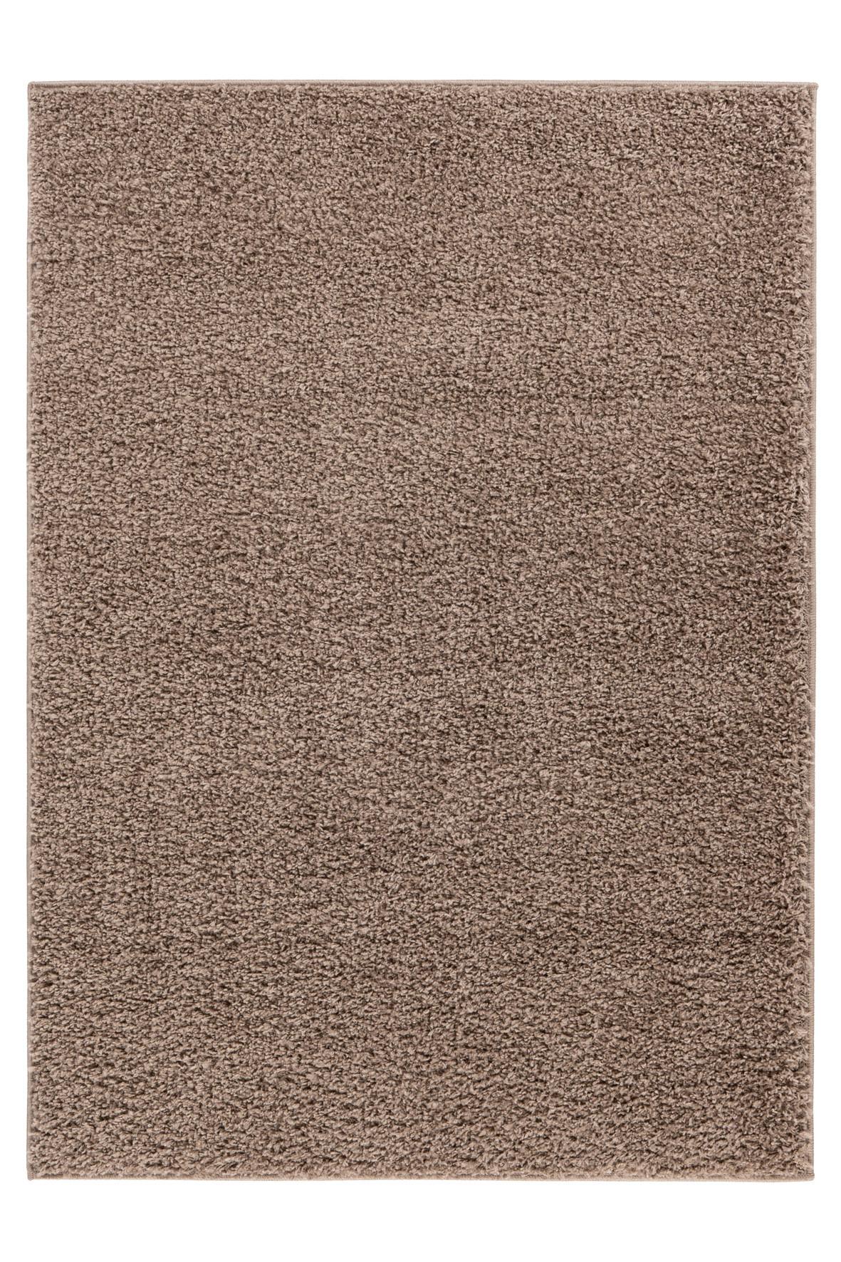 Hochflorteppich My Twist 215 - Taupe, Basics, Textil (60/110cm) - Obsession