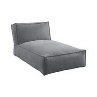 Loungegarnitur Xxl - Grau, MODERN, Textil (95/80/175cm) - Beldano
