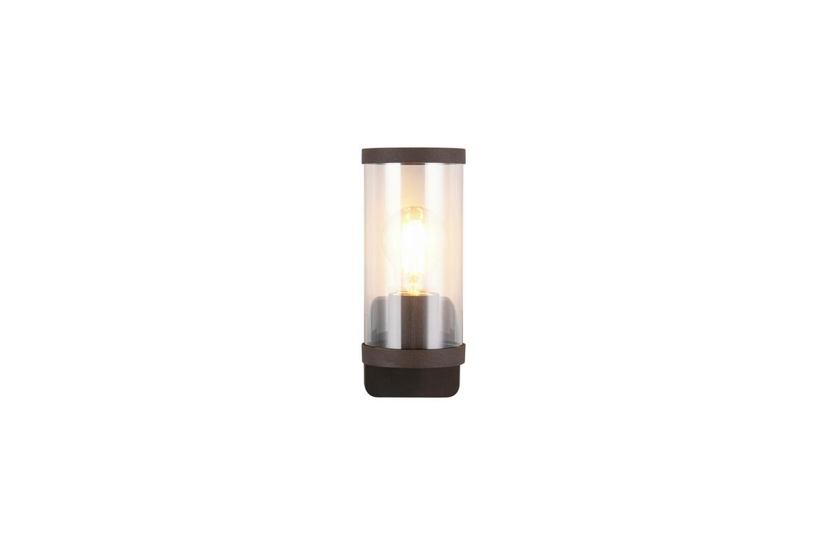 AUßENWANDLEUCHTE R21596124 - Rostfarben/Transparent, Design, Kunststoff/Metall (9.5/23cm)