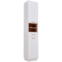 Hochschrank Mit Soft-Close Milano B: 38 cm, Weiß - Weiß, MODERN, Holzwerkstoff (38/190/30cm)