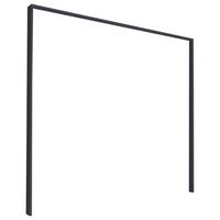 Passepartoutrahmen Bilbao Grau Metallic B: 278 cm - Grau, Design, Holzwerkstoff (278/214/23cm) - Rauch Möbel