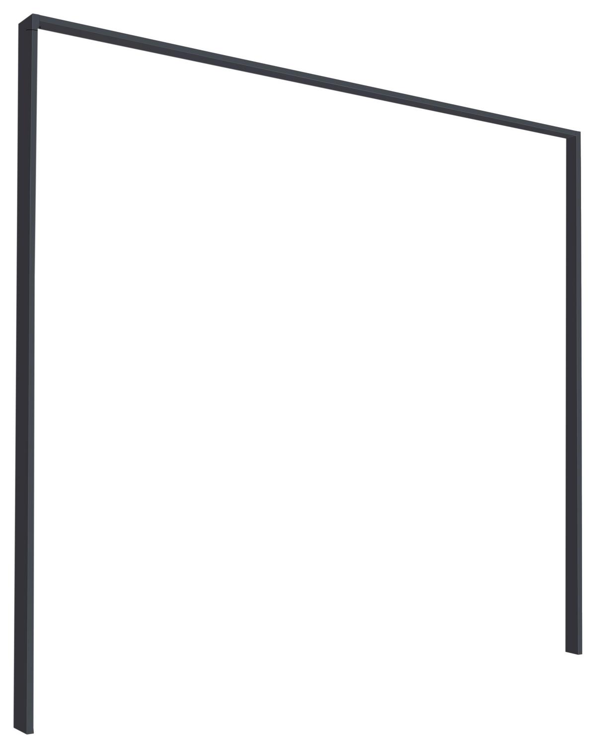 Passepartoutrahmen Bilbao Grau Metallic B: 278 cm - Grau, Design, Holzwerkstoff (278/214/23cm) - Rauch Möbel