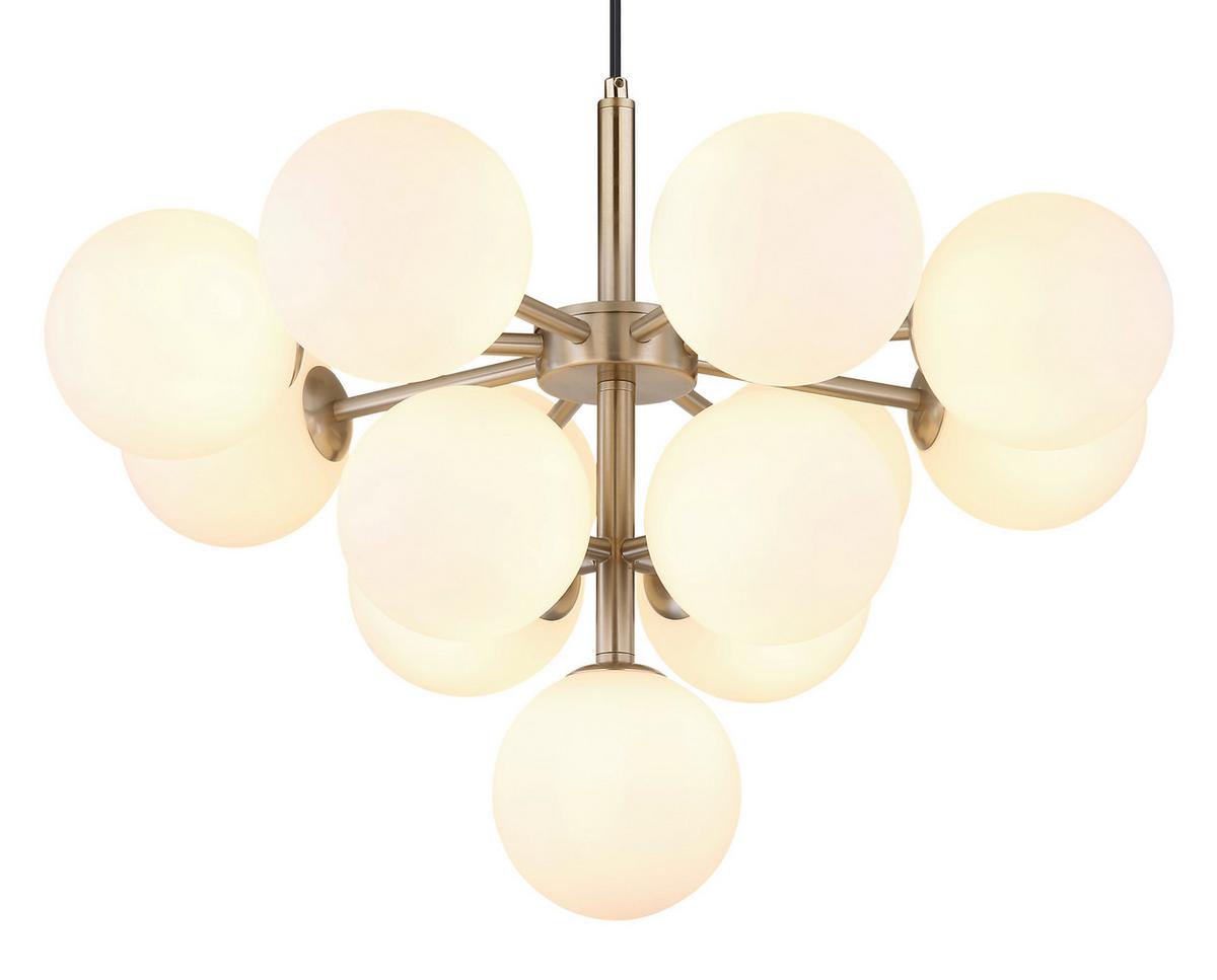 Függőlámpa 56143-13n - nikkel, Design, Üveg/fém (56/120cm) - Globo
