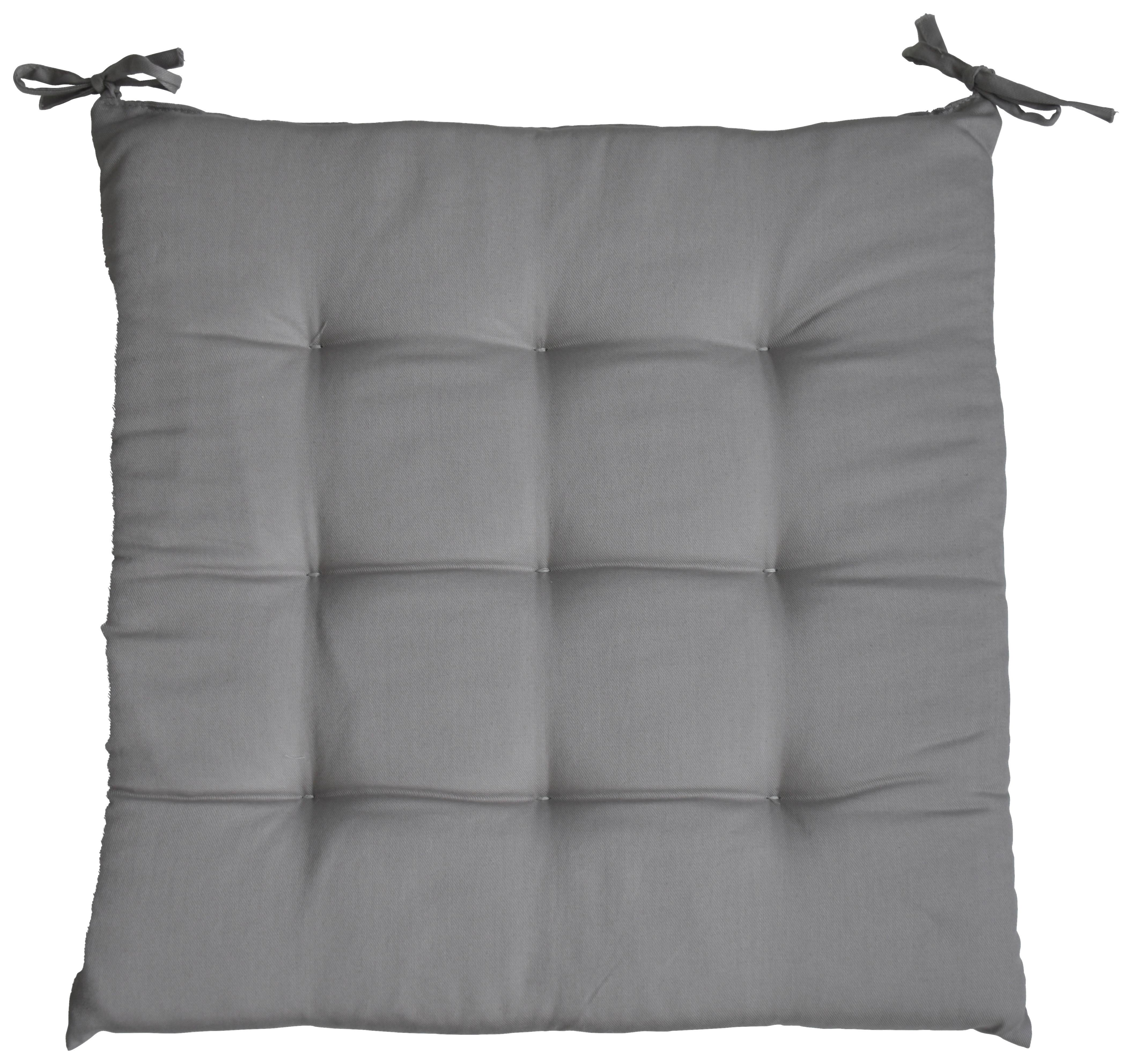 PODUŠKA NA SEDENIE LOLA - svetlosivá, textil (40/40/4cm) - Mömax