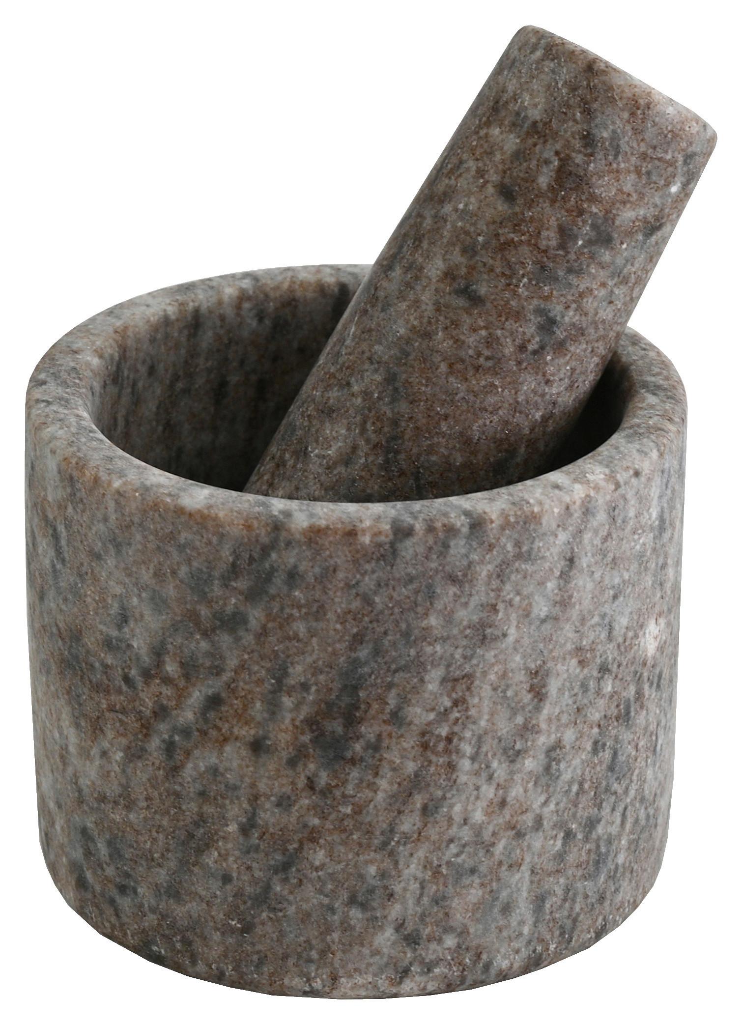 Hmoždíř s príslušenstvím MOODY - přírodní barvy, Moderní, kámen (10/8cm) - Mömax