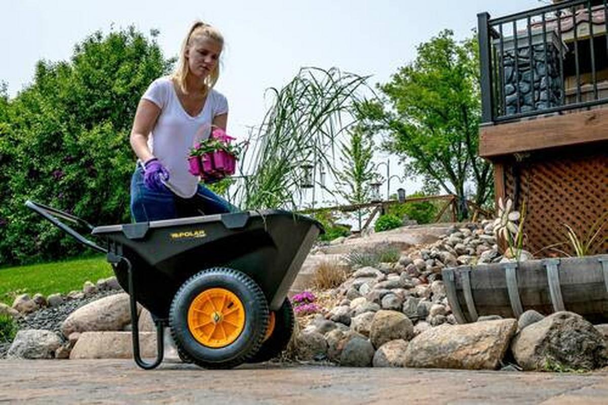 Gartenkarre Schubkarre Cub Cart - Schwarz, Basics, Kunststoff (71/74/127cm)