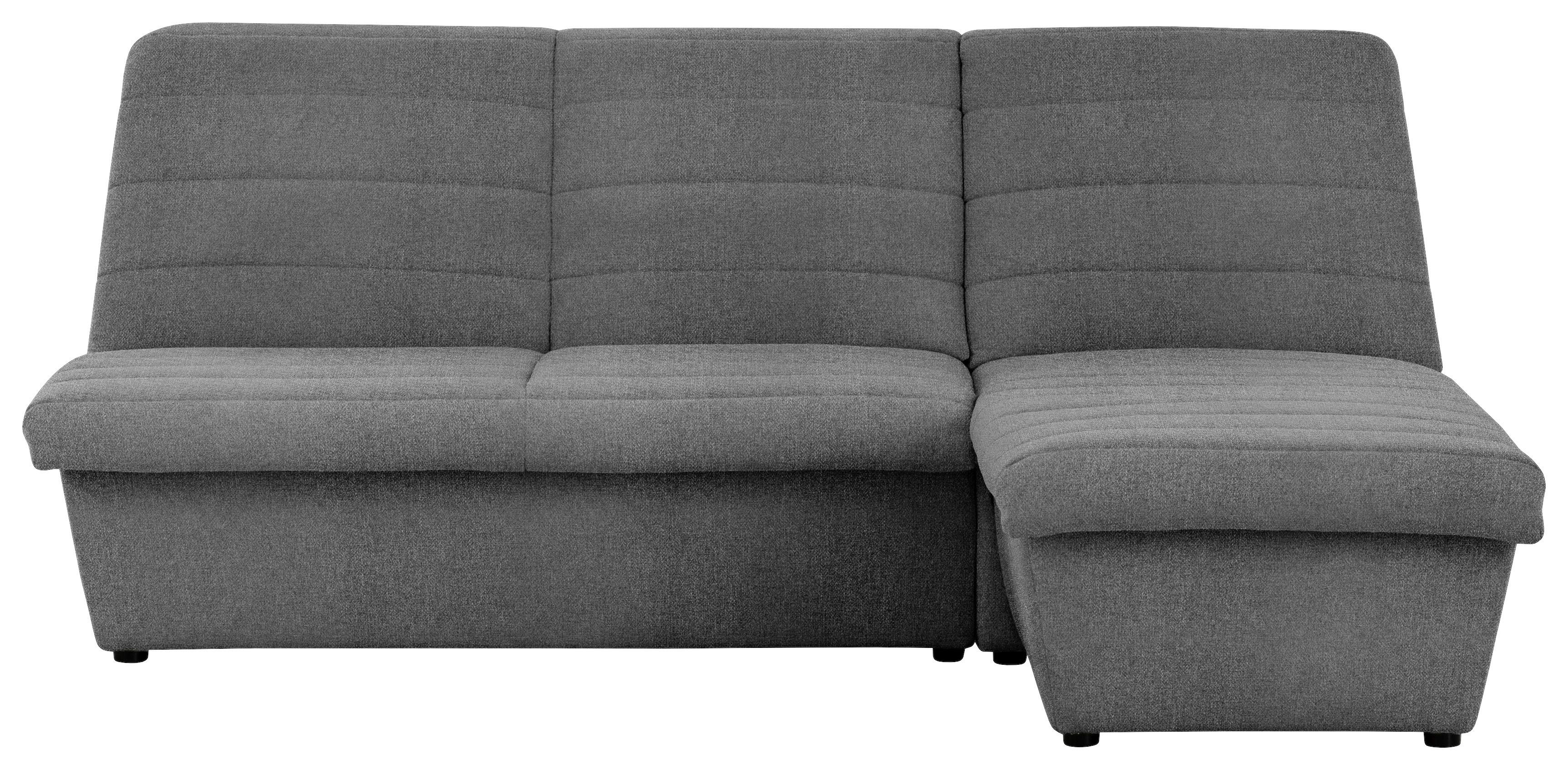 Ecksofa Looks Viii - Graubraun/Schwarz, Design, Textil (214/168cm) - LOOKS by W.Joop