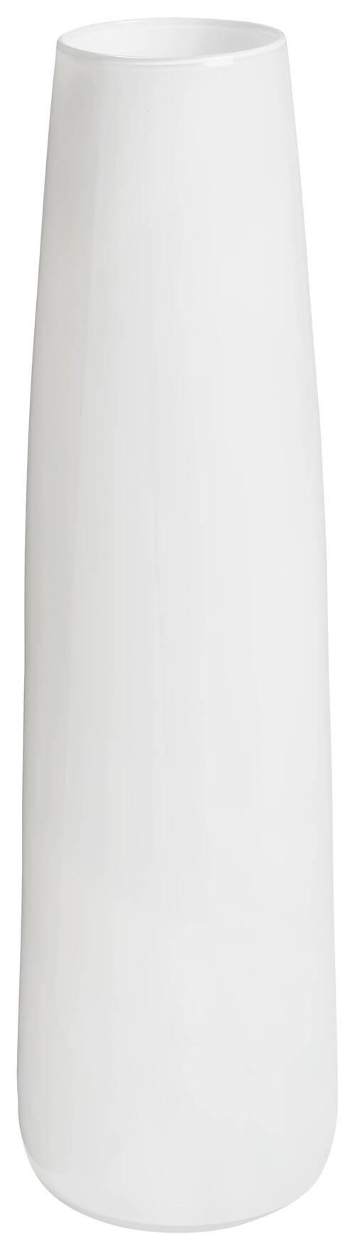 VÁZA JENNY - biela, sklo (70cm) - Modern Living