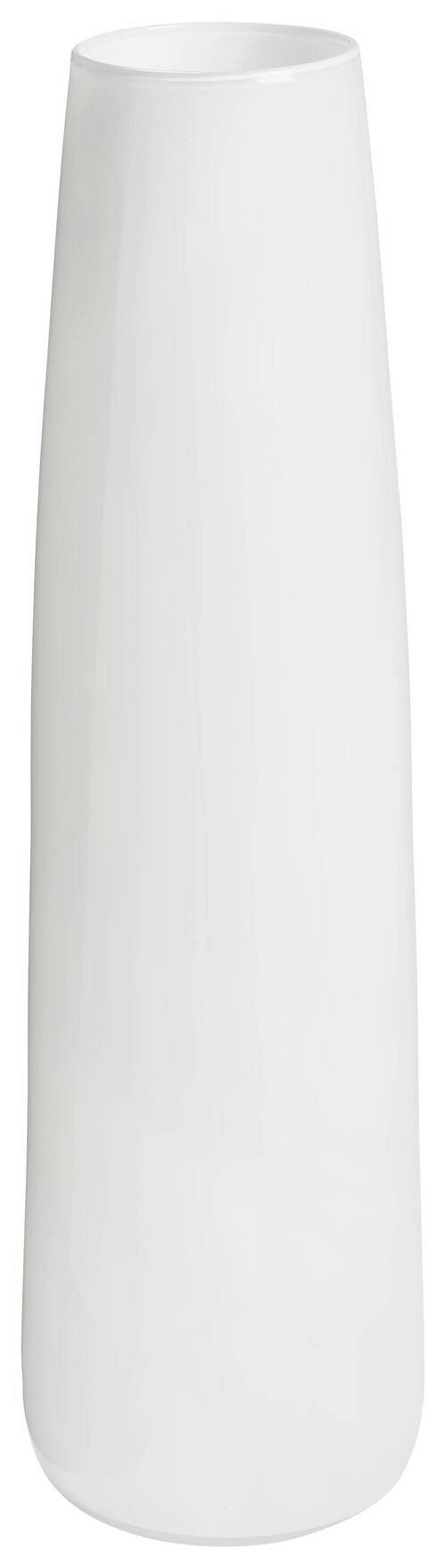 VÁZA JENNY - biela, sklo (70cm) - Modern Living